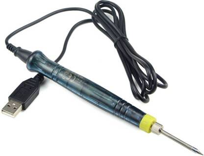 Divye Electronics Solutions Mini Portable USB 5V 8W Electric Powered Soldering Iron Pen Tip Touch #20/25W 8 W Simple