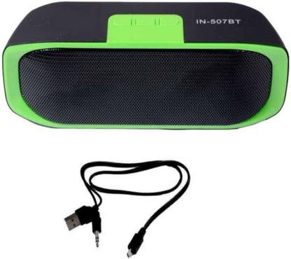 Klick N Shop 507 BT FM USB/ SD Portable Bluerooth speakar MDCV-1100 (GREEN) 8 W Bluetooth Speaker