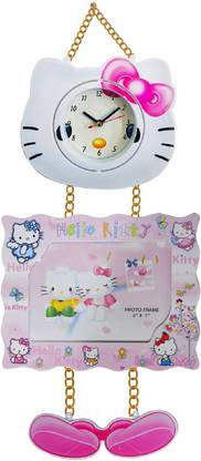 FULLY Analog 20 inch X 8.2 inch Wall Clock