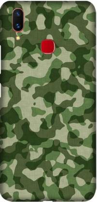 PNBEE Back Cover for Vivo X21, 1725, X21a -Military Print Printed Back Case Cover