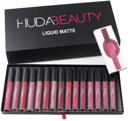 Huda Beauty Matte Liquid Lipstick(Set Of-16)