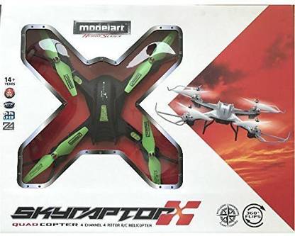 Modelart Hobby Series Skyraptor Quadcopter 4 Channel 4 Rotor R/c Helicopter (Green) Drone