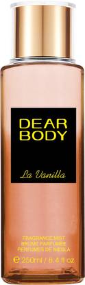 Dear Body La Vanilla Fragrance Mist Body Mist  -  For Men & Women