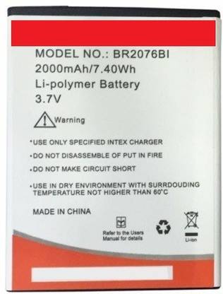 GnG Mobile Battery For  intex BR2076BI For Aqua Sense 5.0