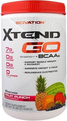Scivation Xtend Go Energy Plus BCAAs BCAA