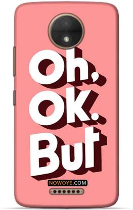 Now Oye Back Cover for Now Oye Motorola C - Confused youngster? Mobile Cover