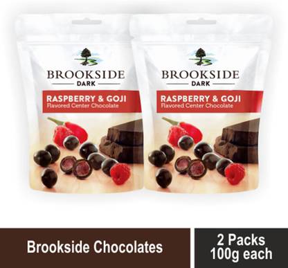 BROOKSIDE Dark Chocolate, Raspberry and Goji, Truffles