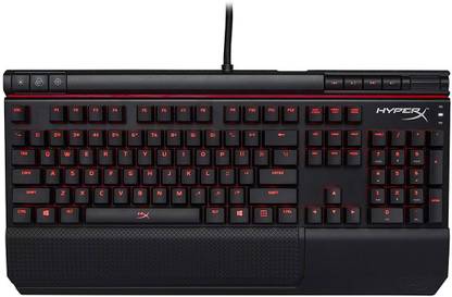 HyperX HX-KB2RD1-US/R1 Wired USB Standard Desktop Keyboard Compatible with Desktop, Laptop, Mac