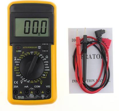 HOMELUX LCD Digital Voltmeter Ammeter Ohmmeter Multimeter Multi Test Meter Digital Multimeter