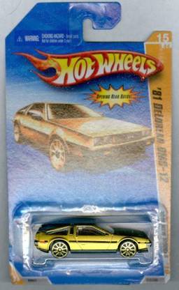 HOT WHEELS HOT WHEELS 2010 NEW MODELS 15 OF 44 GOLD '81 DELOREAN DMC-12