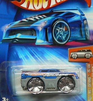 HOT WHEELS 2004 First Editions Blings Chevy Avalanche 26/100 BLUE & GRAY 026
