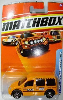 MATCHBOX 2010, Ford Transit Connect Taxi 59/100, City Action. 1:64 Scale.