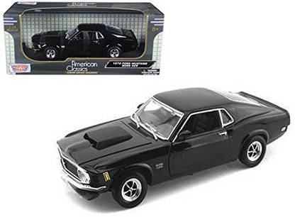 Motormax 1970 Ford Mustang BOSS 429 Black 1:18 Diecast Model
