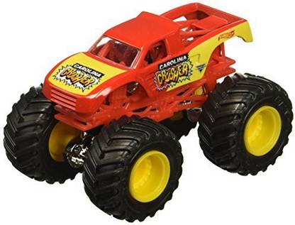 Generic Hot Wheels Monster Jam 2018 Carolina Crusher (with Re-Crushable Car) 1:64 Scale
