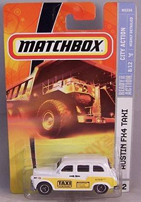 MATCHBOX 2008 #52 Austin FX4 Taxi White & Yellow [Toy]