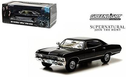 Greenlight GREENLIGHT 1:24 HOLLYWOOD - SUPERNATURAL (TV SERIES) - 1967 CHEVROLET IMPALA SPORT SEDAN DIECAST TOY CAR 84032-12