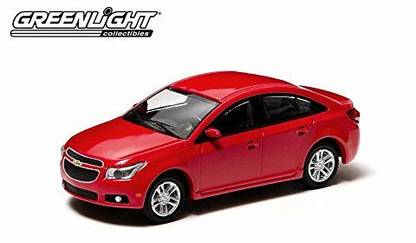 Greenlight 2013 Chevrolet� Cruze�"�, Red - 96120 - 1/64 Scale Diecast Model Toy Car