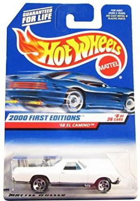 HOT WHEELS 2000 First Editions '68 El Camino 8/36, White