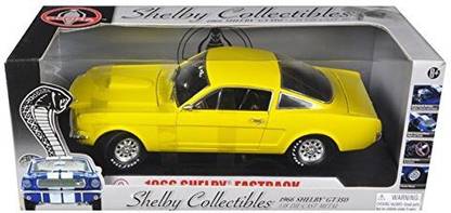 Shelby Collect 1966 Ford Shelby Mustang GT 350 Fastback Yellow 1/18