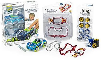 Modarri Kids STEM Toy Car S1 STREET bundle Building kit | The Ultimate Toy Car | Engineer toys | Design Build and Drive your own