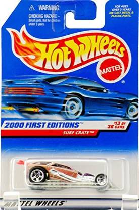 HOT WHEELS 2000 First Editions Moc Surf Crate