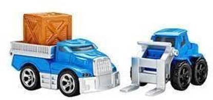 FISHER-PRICE EZ Play Railway Loading Dock Vehicle Set (Flatbed and Forklift vehicles)