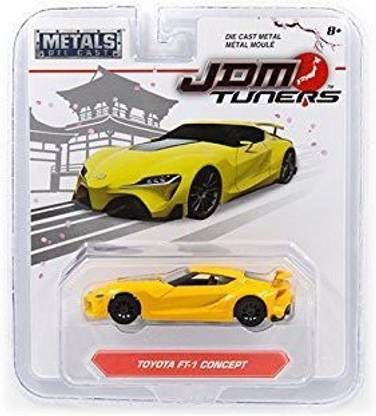 Generic NEW 1:64 JADA TOYS COLLECTOR'S SERIES JDM TUNERS - YELLOW TOYOTA FT-1 CONCEPT Diecast Model Car By Jada Toys