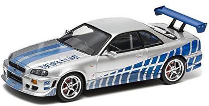 Greenlight 1999 Nissan Skyline Gt-R \2 Fast 2 Furious\ Movie (2003) 1/43 Diecast Car Model By