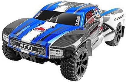 Redcat Racing Blackout SC 1/10 Scale Electric Short Course Truck with Waterproof Electronics Vehicle, Blue