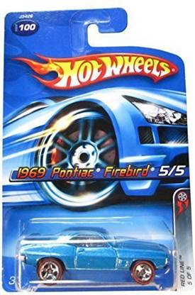 HOT WHEELS Red Line Series #5 1969 Pontiac Firebird Blue #2006-100 Collectible Collector Car Mattel 1:64 Scale