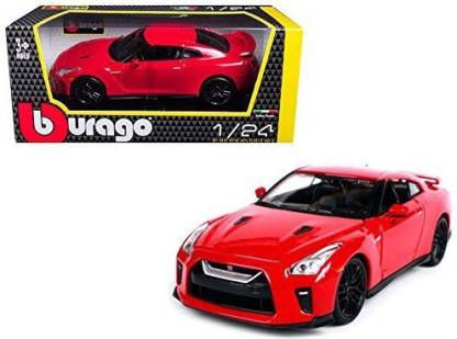 Bburago 1:24 Nissan 2017 GTR Diecast Model Car Toy Red