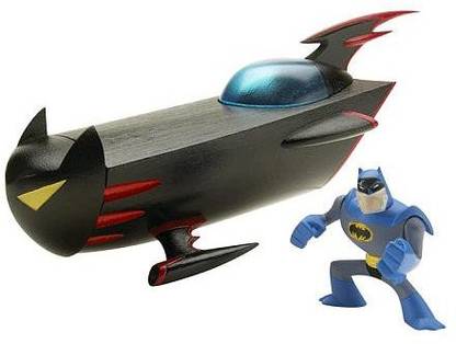 BATMAN The Brave And The Bold Action Figure With Bat Sub
