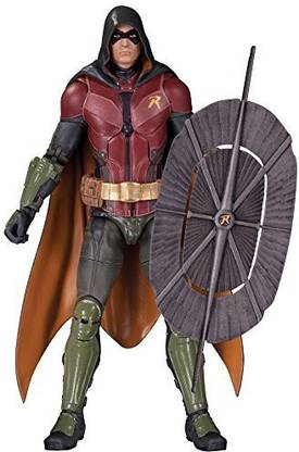 Dc Collectible Action Figure Batman Arkham Knight 6 Inches # 06 Robin Height Of About 17 Cm Plastic-Painted Action Figure