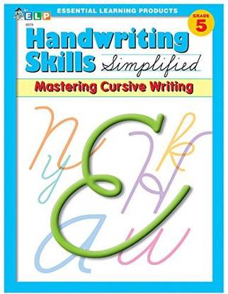 Generic Essential Learning Products Zaner-Bloser Simplified Method Handwriting Skills Grade 5 Mastering Cursive (0229)