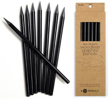Generic Solid Graphite Pencils, Grade 2B - 8 pack (20001)
