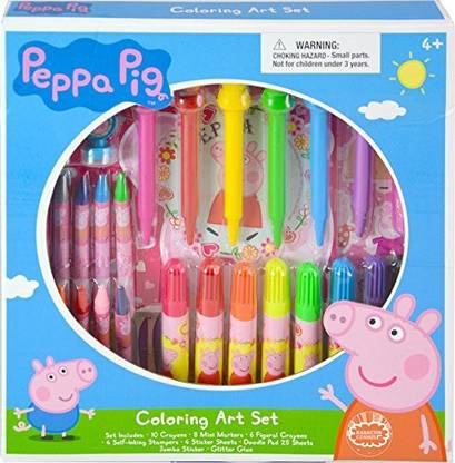 Generic Peppa Pig Coloring Art Set In Box