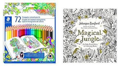 STAEDTLER 72-Count Wood Colored Pencil Set with Johanna ...