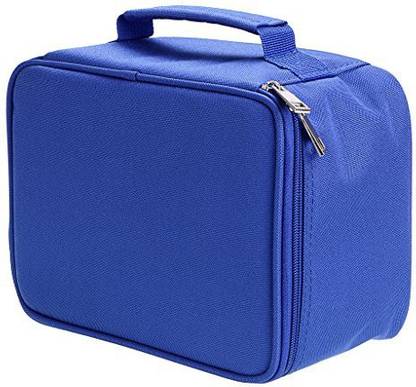 Generic 60 Slot Carrying Marker Case Lipstick Holder -Canvas Zippered Markers Organizer for Primascolor Marker and Copic Sketch Marker (