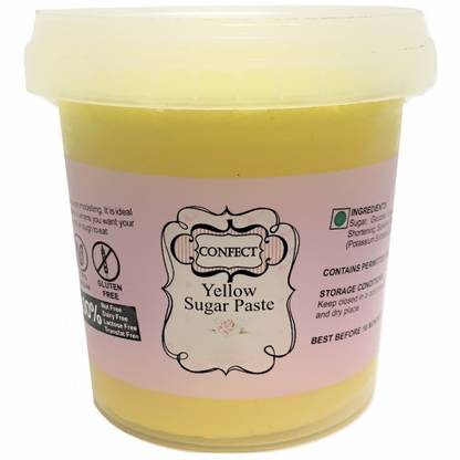 Confect Yellow Sugar Paste Icing Sugar