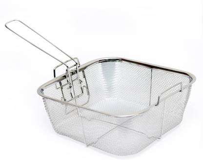 moradiya fresh Small Fryer Basket - Mini French Fry Basket Collapsible Deep Frying Basket