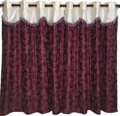 C-Square Curtains Corner 152.4 cm (5 ft) Polycotton Window Curtain Single Curtain