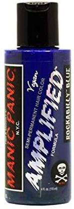 Manic Panic Amplified Semi Permanent Hair Color Blue Moon , Blue Moon