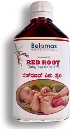 बेलमास रेड रूट बेबी मसाज ऑइल-केम्पू बेरू तैल