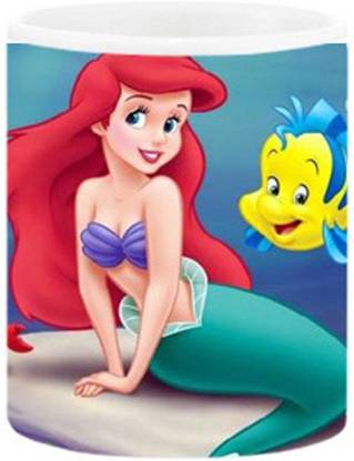 Ashvah The Little Mermaid Cartoon Ceramic Coffee Mug