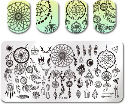 BORN PRETTY BP-L100 Stainless Steel Nail Stamping Image Plate.