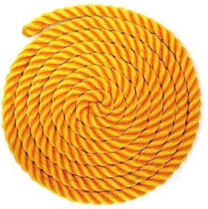 Generic Eastern Jungle Gym 1" Multi Use 16' Braided Playground Rope (Yellow)