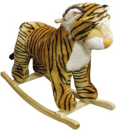Charm Company Tipsy Tiger Rocker With Realistic Animal Sound