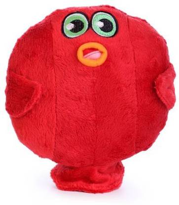 Hear Doggy Small Blow Fish Ultrasonic Silent Squeaker Dog Toy Cotton Fetch Toy For Dog