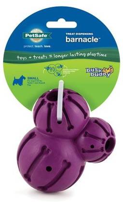PetSafe Busy Buddy Barnacle Dog Toy, Small Rubber Chew Toy For Dog