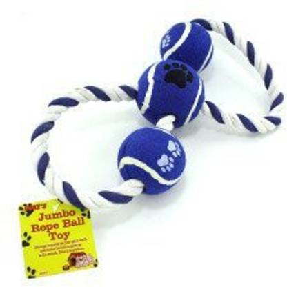 FindingKing Jumbo Rope Ball Toy Plastic Ball For Dog